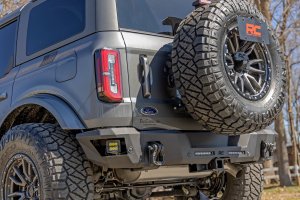 Ford Bronco Rear Bumper - Rough Country - Black Series LED | Slim Line - Black - '21-'23